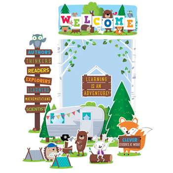 Woodland Friends Welcome Bulletin Board Set, CTP7069