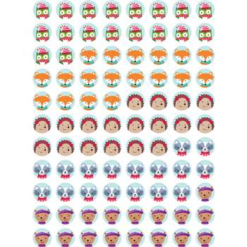 Winter Woodland Friends Hot Spot Stickers, CTP7139