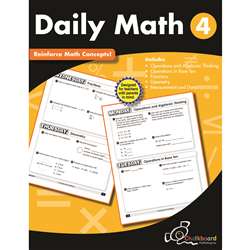 Gr4 Daily Math Workbook, CTP8190