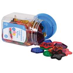 Transparent Large Buttons Mini Jar, CTU13833