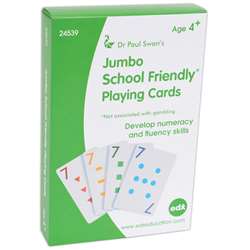 Jumbo School Friendly Playing Cards, CTU24539