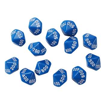 Place Value Dice Hundreds 12 Set, CTU7304