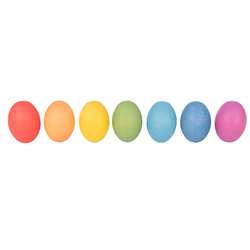 RAINBOW WOODEN EGGS SET OF 7 - CTU74005