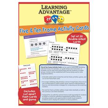 Five & Ten Frame Activity Cards, CTU7407