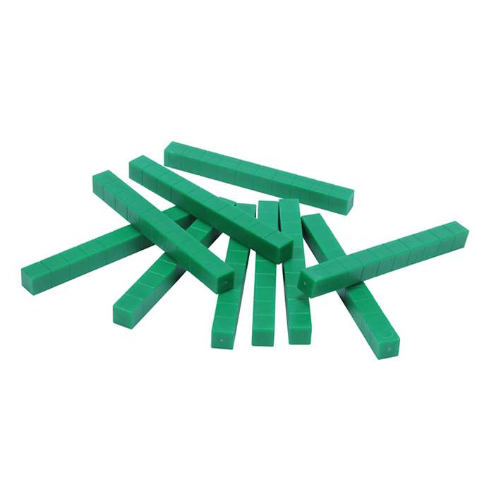 Base Ten Rods Green Set Of 50, CTU7428