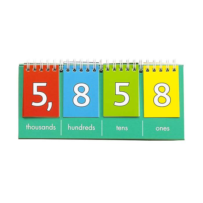 Student Place Value Thousands Flip Chart, CTU7457