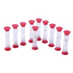 1 Minute Sand Timers Set Of 10, CTU7656