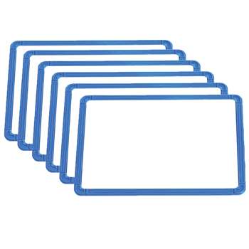 Magnetic Plastic Framed Whiteboards Set Of 6, CTU7859