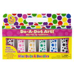 Do A Dot Markers 6Pk Mini Jewel Washable Tone By Do-A-Dot Art