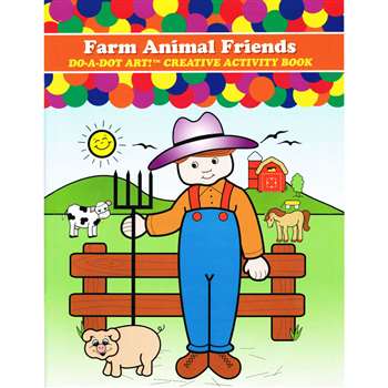 Farm Animals Activity Book By Do-A-Dot Art