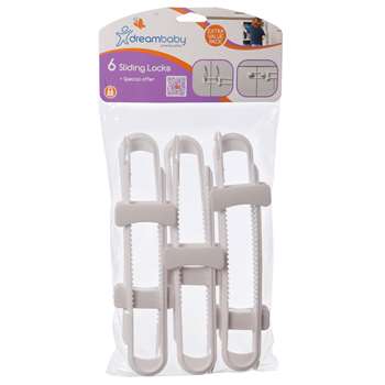 Cabinet Sliding Locks Pack Of 6 By Dream Baby - Tee Zed