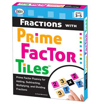 Fractions With Prime Factor Tiles, DD-211282