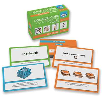 Fractions Common Core Collaborative Cards By Didax