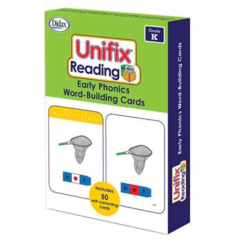 Unifix Word Building Cards Gr K, DD-211412