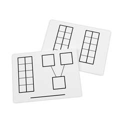 Write And Wipe Ten Frame Mats By Didax