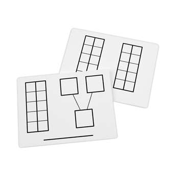 Write And Wipe Ten Frame Mats By Didax