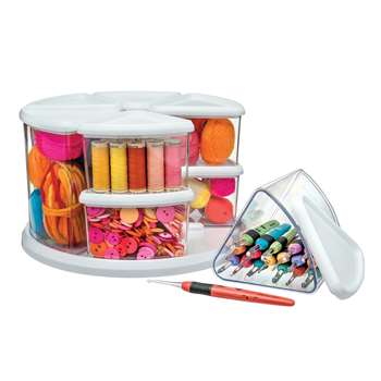 Carousel Organizer 9 Bin White, DEF3901CR