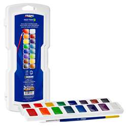 Half Pan Watercolors 16 Colors with Brush Prang, DIX01600