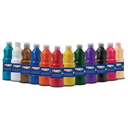 Prang Tempera Paint Set Of Twelve 16 Oz Bottles By Dixon Ticonderoga