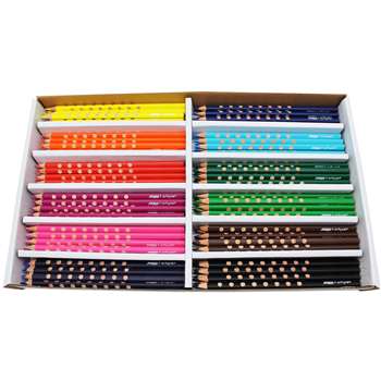 Prang Groove Colored Pencils 144 Ct, DIX28144