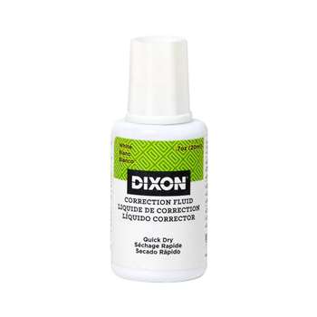 Dixon Correction Fluid 7 Oz Blister Card, DIX31901