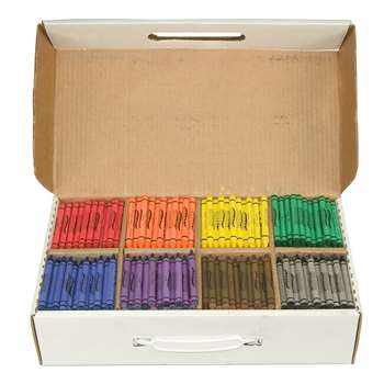 Prang Soybean Crayons Master Pack Regular 800 Coun, DIX32350