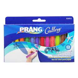 Ambrite Paper Chalk 12 Color Box By Dixon Ticonderoga