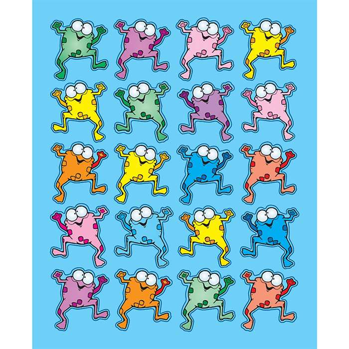 Colorful Froggies Stickers By Carson Dellosa