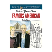 Color Your Own Famous American Tings Dover Masterw, DP-779424