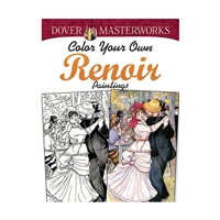 Color Your Own Renoir Paintings Dover Masterworks, DP-779467