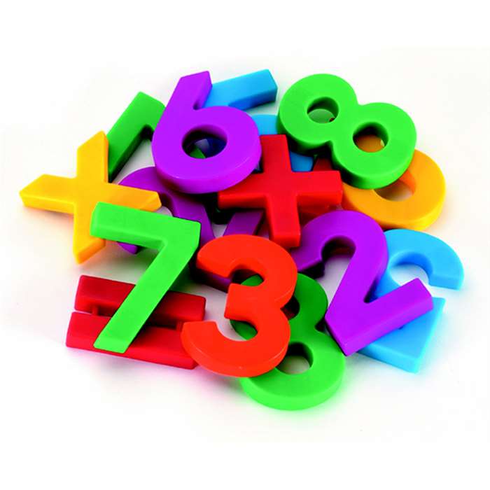 Alpha & Mathmagnets 126 Pieces Color Coded By Educational Insights
