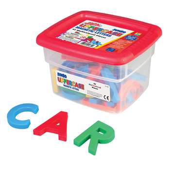 Alphamagnets Jumbo Uppercase 42 Pieces Multicolored By Educational Insights