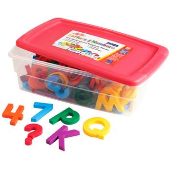 Jumbo Alpha & Mathmagnets 100 Pieces, Multicolored By Educational Insights