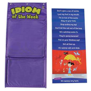 Idiom Of The Week Pocket Chart By Educational Insights