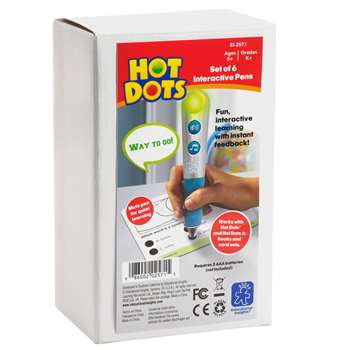 Hot Dots Talking Pen 6 Set Silver, EI-2571