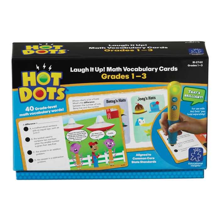 Shop Gr 1-3 Hot Dots Laugh It Up Math Vocabulary - Ei-2742 By Educational Insights