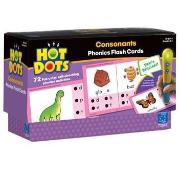 Hot Dots Phonics Program Set 2 Consonants By Educational Insights