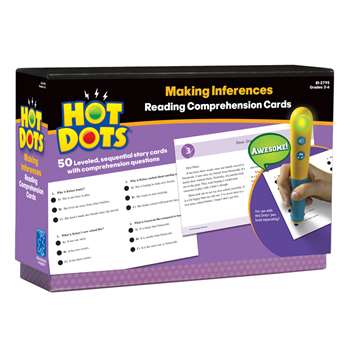 Hot Dots Reading Comprehension Kits Set 6 Making Inferences By Educational Insights