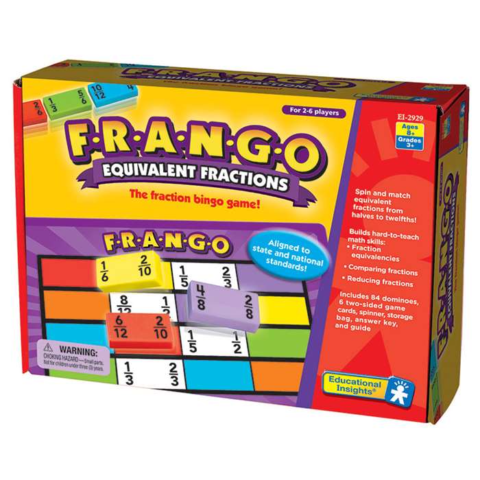 F-R-A-N-G-O Equivalent Fractions By Educational Insights