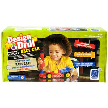 Design & Drill Power Play Vehicles Race Car, EI-4131