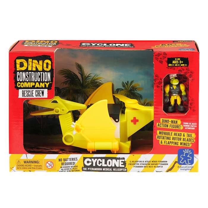 Dino Construction Co Rescue Crew Cyclone The Ptera, EI-4161