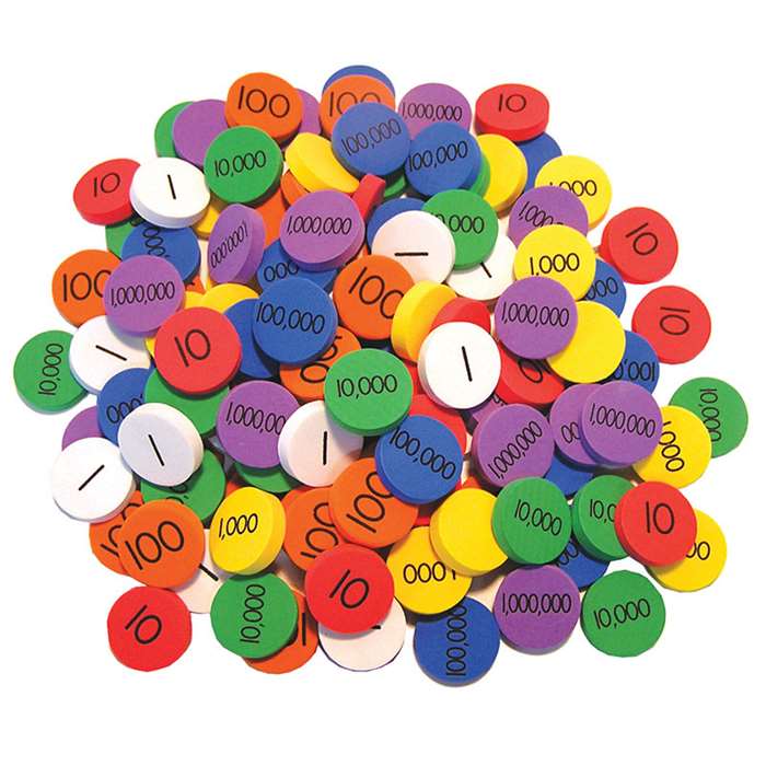 Place Value Disks Gr 3-6 By Essential Learning Products