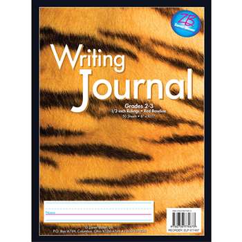 My Writing Journal Tiger 1/2 Rule Grades 2 - 3 By Essential Learning Products