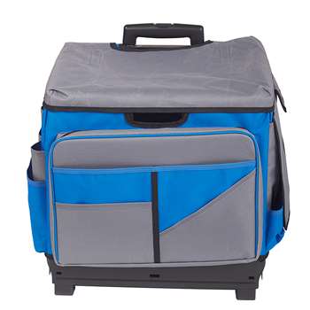 Gray/Blue Roll Cart/Organizer Bag, ELR0550BBL