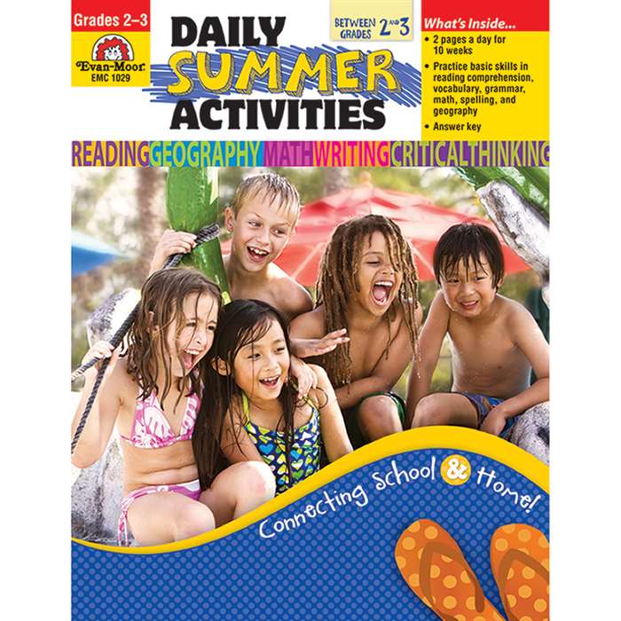 Daily Summer Activities Gr 2-3 By Evan-Moor