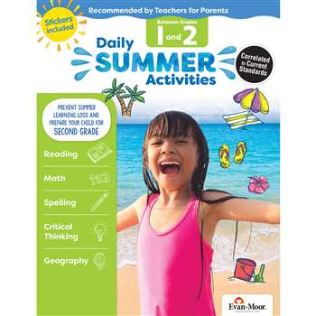 Moving From 1St To 2Nd Grade Daily Summer Activiti, EMC1072