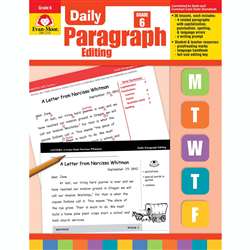 Daily Paragraph Editing Grade 6 By Evan-Moor