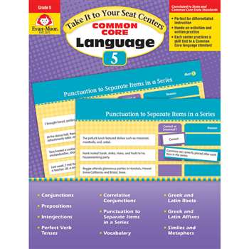 Gr 5 Take It To Your Seat Common Core Language Cen, EMC2875