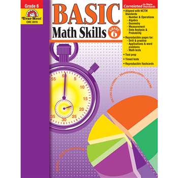 Basic Math Skills Grade 6, EMC3019
