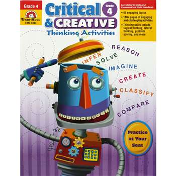 Critical And Creative Thinking Activities Gr 4 By Evan-Moor